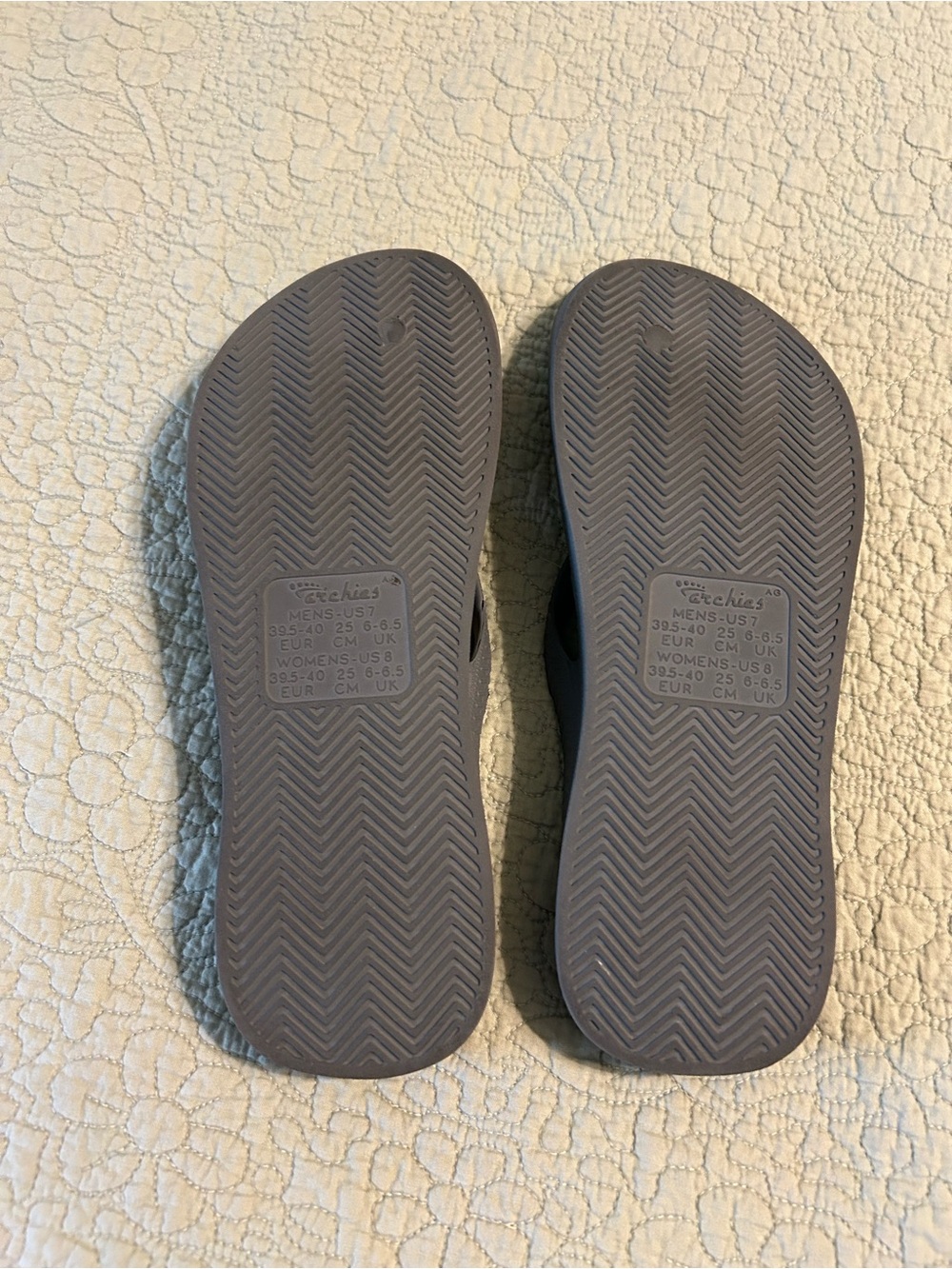 Gray archies Flip Flop Sandals - Picture 5 of 6